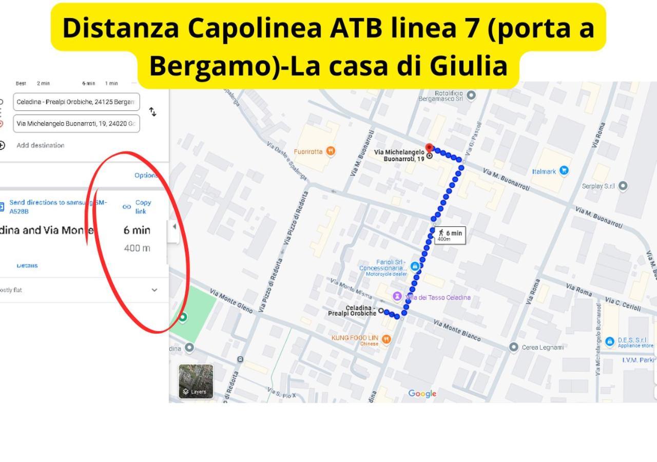 Apartamento Monolocale-7 Minuti Da Bergamo, 10 Minuti Milan Bergamo Airport Gorle Exterior foto